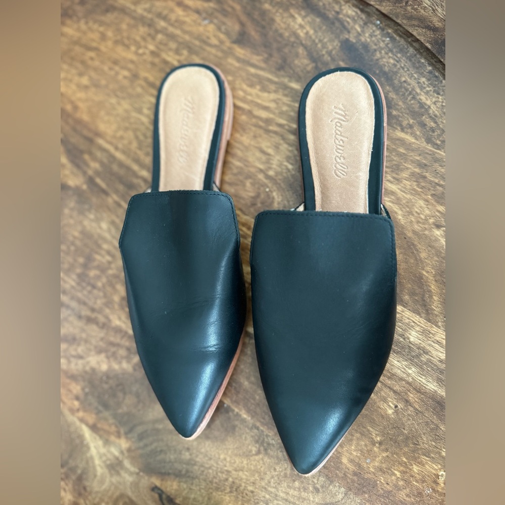 Madewell Gemma leather slides